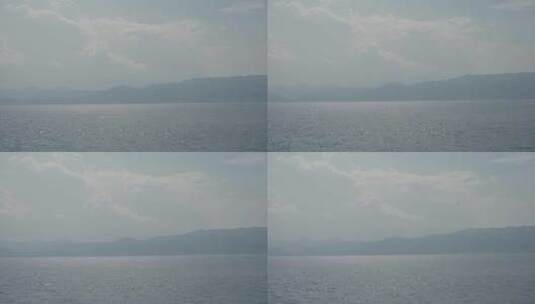 澄江山水湖面蓝天白云视频素材高清在线视频素材下载
