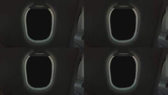 飞机窗口透明通道免抠像遮罩转场高清在线视频素材下载