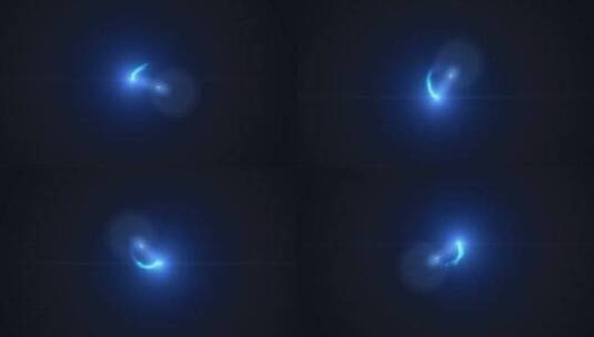 蓝色线条灯光粒子精灵描边动画飞舞叠加11高清在线视频素材下载