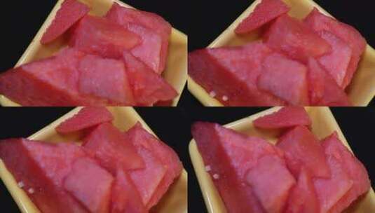 西瓜果盒水果西瓜补水高清在线视频素材下载