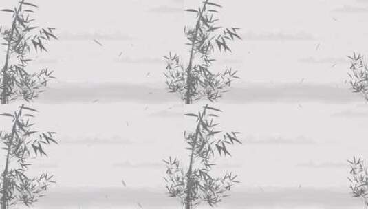 无缝循环视频竹叶飘落背景视频（素材）15高清在线视频素材下载