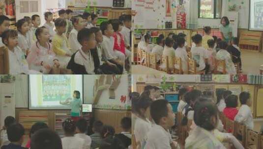 4k实拍幼儿园小朋友 2高清在线视频素材下载
