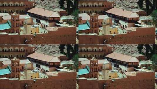埃及的修道院高清在线视频素材下载