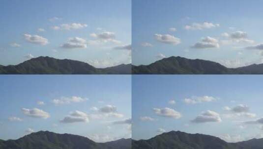 山上云朵天空多云白云飘动雨后天空多云天气高清在线视频素材下载