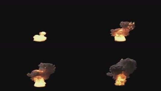 爆炸浓烟特效合成视频素材23高清在线视频素材下载