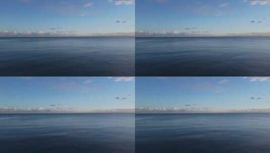 浩瀚平静的海洋高清在线视频素材下载