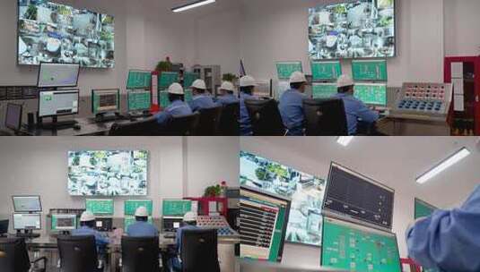 6791 监控室 总控室 控制大屏 监控高清在线视频素材下载