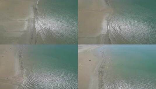 广西北海海边风光航拍高清在线视频素材下载