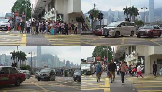 香港街头高清在线视频素材下载