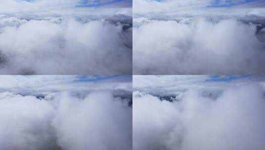 实拍高空云层高清在线视频素材下载
