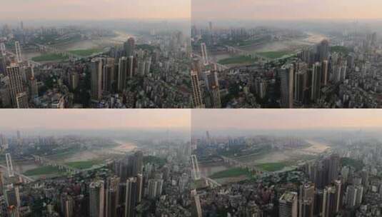 重庆渝中城市航拍高清在线视频素材下载