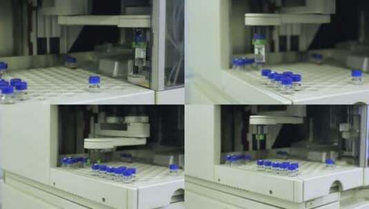 高科技科学家生物化学研究医学药物试管视频高清在线视频素材下载