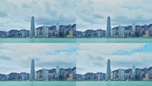 香港维多利亚港延时摄影高清在线视频素材下载
