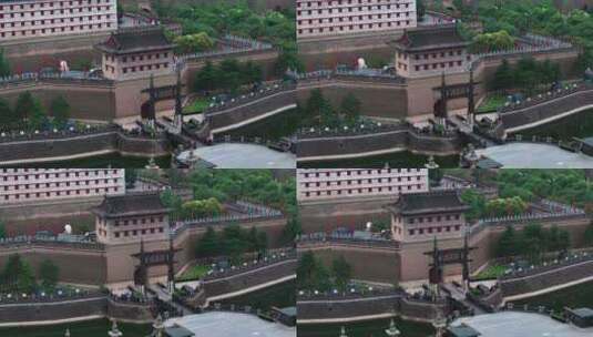 西安城墙 永宁门高清在线视频素材下载