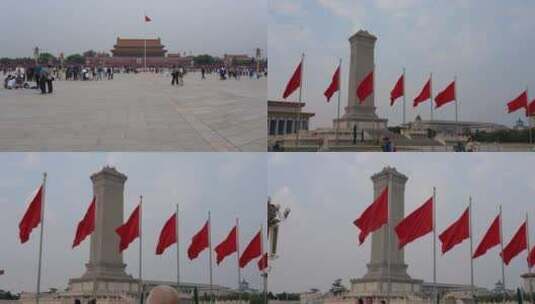4K北京天安门广场实拍视频高清在线视频素材下载