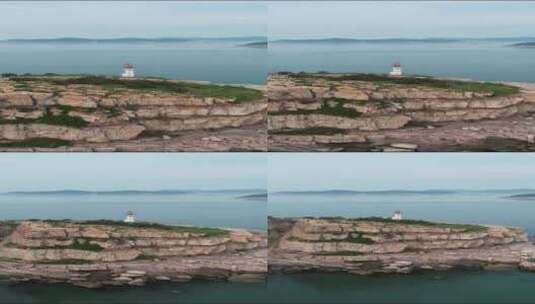 大海海浪风景竖屏航拍高清在线视频素材下载