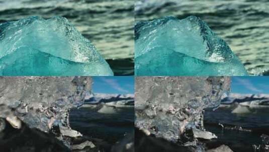 冰川冰块高清在线视频素材下载