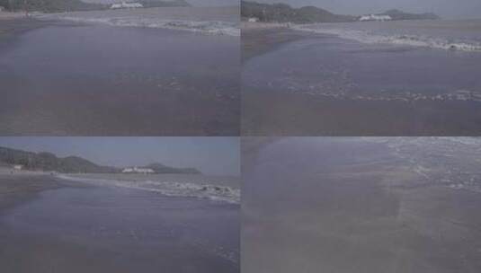 澳门黑沙沙滩高清在线视频素材下载