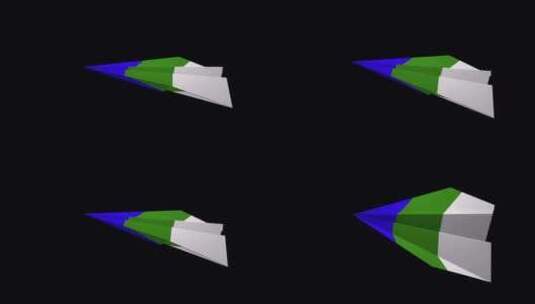 科米旗V2纸飞机高清在线视频素材下载