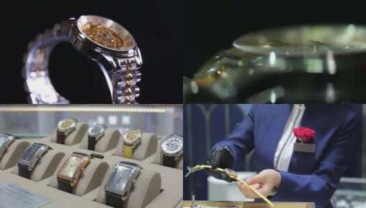 实拍时尚手表产品高清素材高清在线视频素材下载