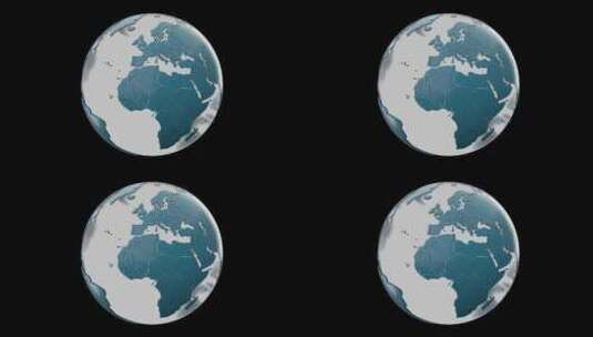3D玻璃地球/地球高清在线视频素材下载