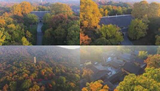 南京钟山风景区灵谷寺高清在线视频素材下载