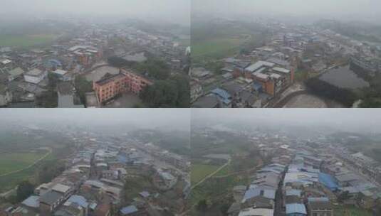 罗江、雾中乡镇高清在线视频素材下载