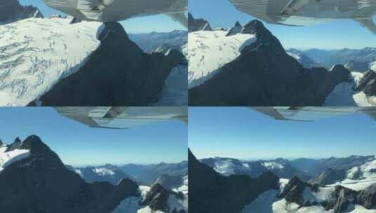 新西兰飞机航拍阿斯帕林山国家公园高清在线视频素材下载