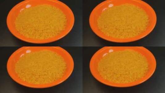 五谷杂粮黄金米黄米高清在线视频素材下载