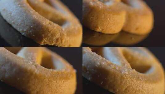 港式茶点饼干甜品高清在线视频素材下载