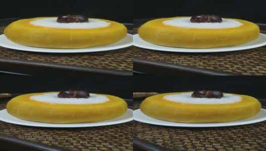 南瓜煲饭美食实拍4k视频旋转展示高清在线视频素材下载
