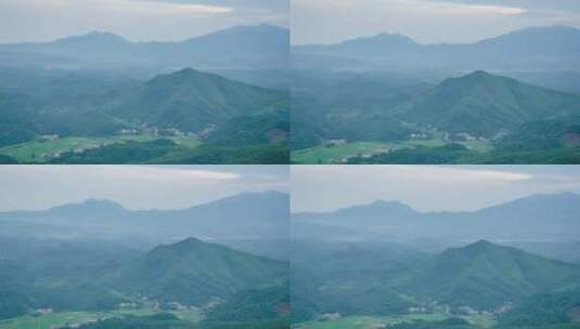 湖南衡山紫巾山勾头峰自然风光高清在线视频素材下载