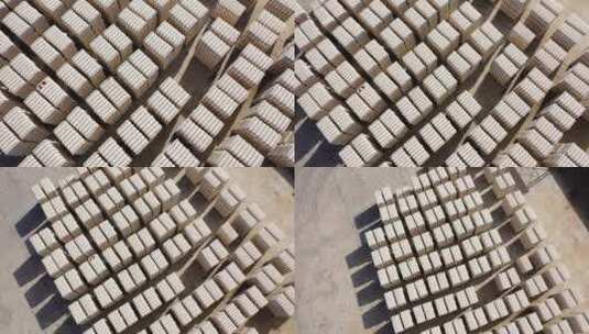 新疆棉花脱籽加工打包高清在线视频素材下载