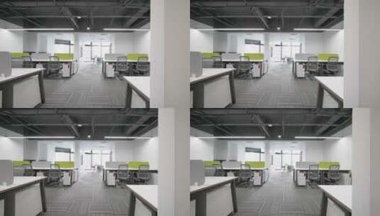 现代简装开放式办公室高清在线视频素材下载