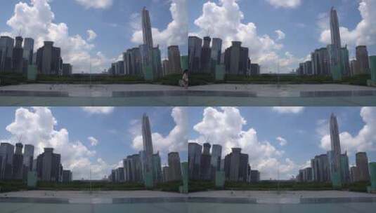 摩天大楼深圳最高楼 深圳平安金融中心高清在线视频素材下载