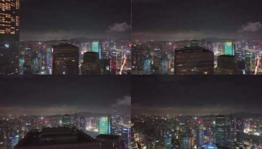 广州CBD航拍空镜高清在线视频素材下载
