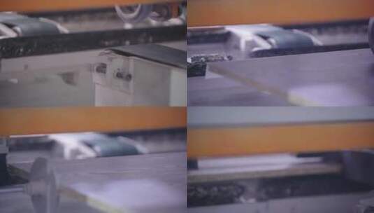地板木板加工车间 生产线 流水线高清在线视频素材下载