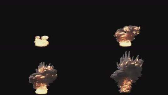 爆炸浓烟特效合成视频素材24高清在线视频素材下载