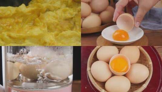 散养土鸡蛋高清在线视频素材下载