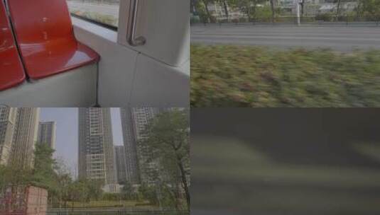 2023广州黄埔区有轨电车高清在线视频素材下载