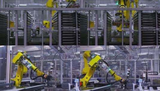 智能生产数控机械自动化现代工业高清在线视频素材下载