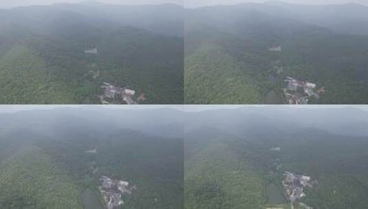 祖国大好河山安徽滁州琅琊山航拍高清在线视频素材下载
