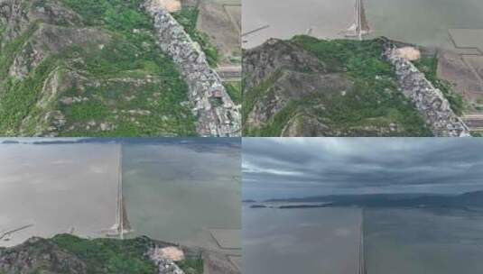 北岐滩涂航拍空镜高清在线视频素材下载