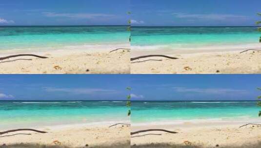 马尔代夫白色沙滩与大海4K风光高清在线视频素材下载