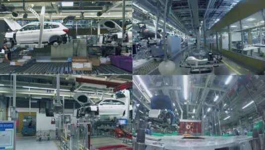 智能制造 汽车制造 自动化生产线高清在线视频素材下载
