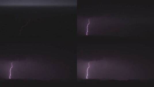 自然雷暴闪电升格高清在线视频素材下载