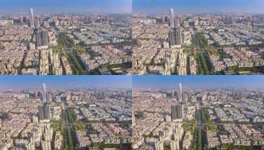 广东省中山市城市风景航拍高清在线视频素材下载
