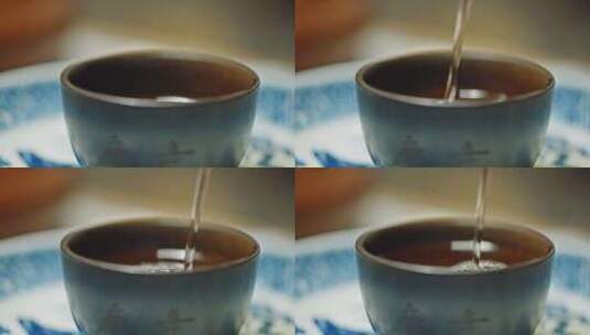 泡茶茶文化茶艺茶杯饮茶乌龙茶3476高清在线视频素材下载