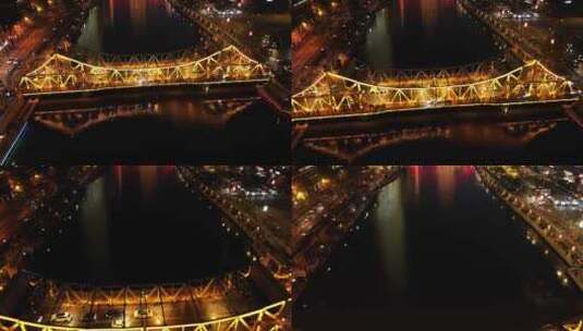 天津夜景城市风光高清在线视频素材下载