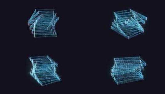 全息旋转4k高清在线视频素材下载